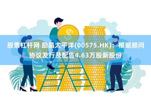 股票杠杆网 励晶太平洋(00575.HK)：根据顾问协议发行及配售4.63万股新股份