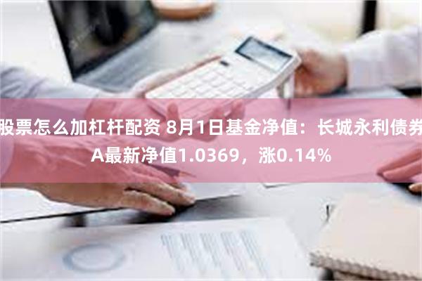 股票怎么加杠杆配资 8月1日基金净值：长城永利债券A最新净值1.0369，涨0.14%